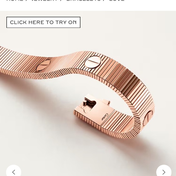 Cartier Rose Gold Ribbed Ring - Picture 9 of 12